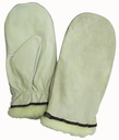 Kodiak Cowhide Leather Work Mitt, 05W09 Beige/Bisque Xl