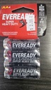 Eveready 1215 Series 1215SW-4 Alkaline Battery  1.5 V Battery  1.1 Ah  AA Battery  Zinc  Manganese D