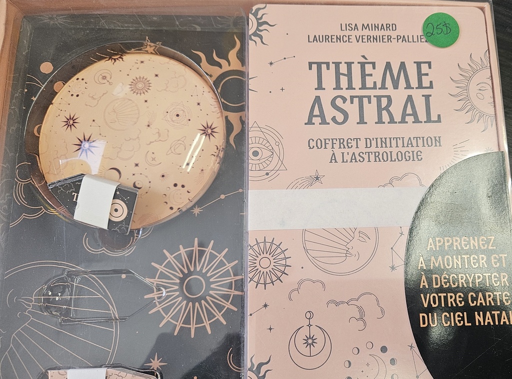 Coffret Thème Astral - Le Kit De L'apprenti Astrologue