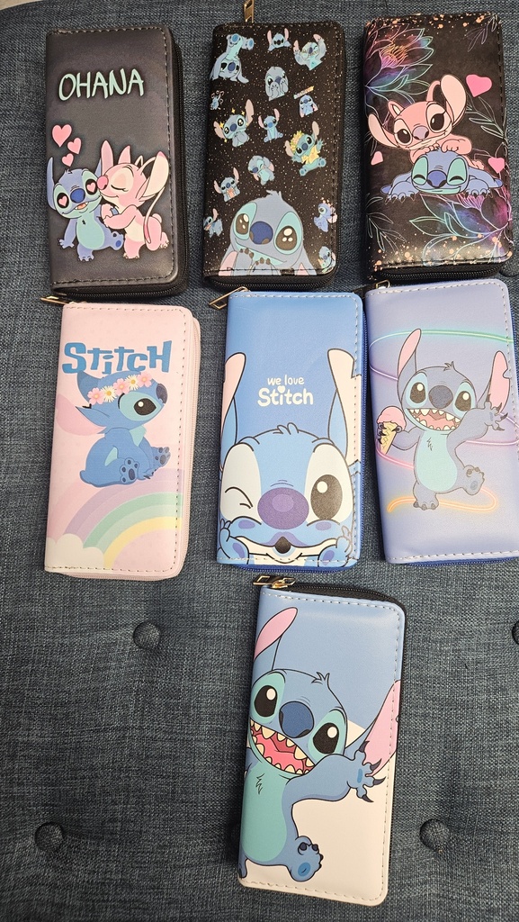 Porte feuille Stitch