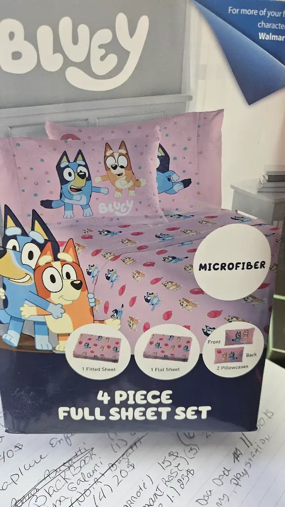 Ensemble de Drap (Bluey)