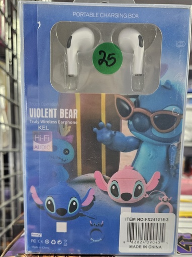 Écouteur Air pods Stitch