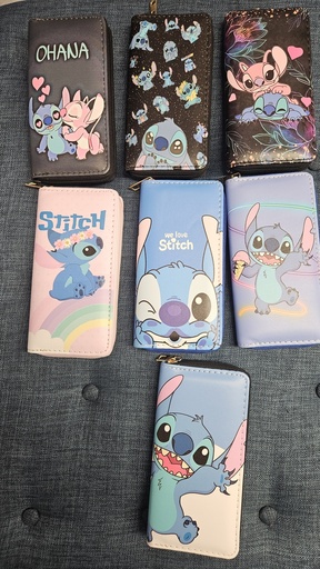 Porte feuille Stitch