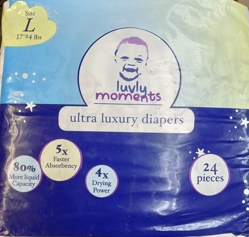 Couche Luxueuse LuvlyMoments Large 17-24lbs