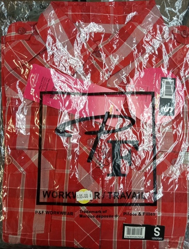 Chemise Marilise Pilote Carotté Rouge Small