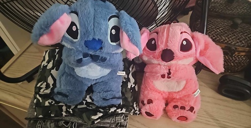 Toutou qui respire ( Bleu et Rose )